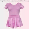 Saia Ballet Infantil Adulto Suplex